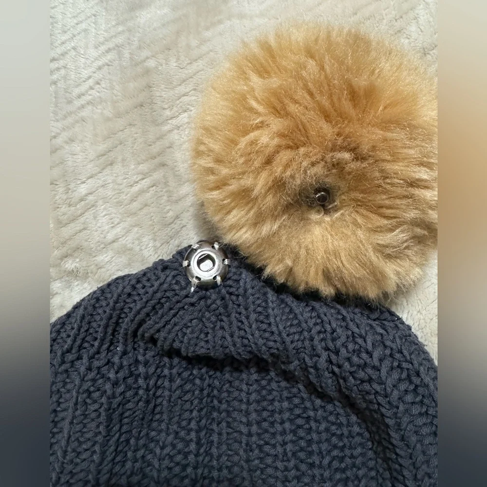 Love Your Melon Knit Beanie with Pom Pom